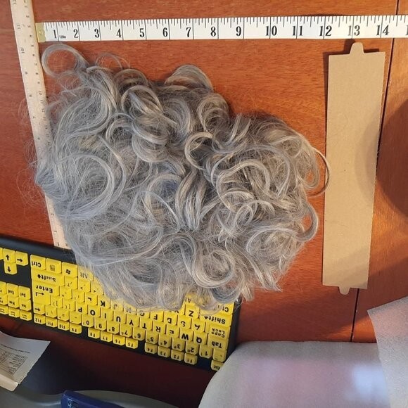 NEW ! Women Wig 12″ In Heat Resistant Hair Synthetic Curve Wig Light Gray