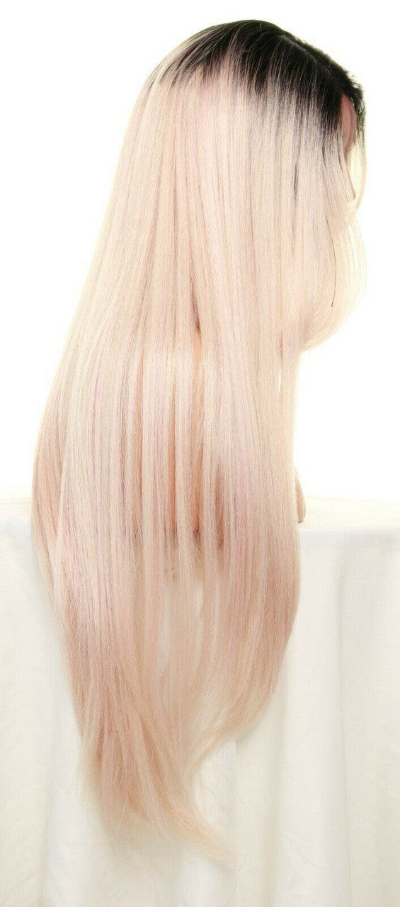25″ Hairdo Lace Front Deep C-Part Wig TT1B.Rosegold Heat Safe Long Straight