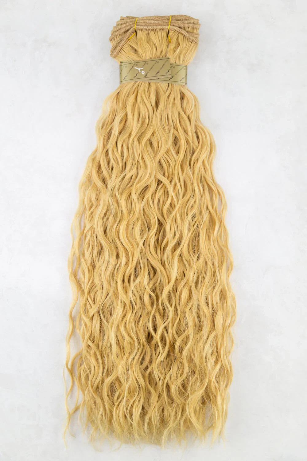 Bohyme Gold French Refined Machine-Tied Weft Human Hair 18″ color D27/BL613