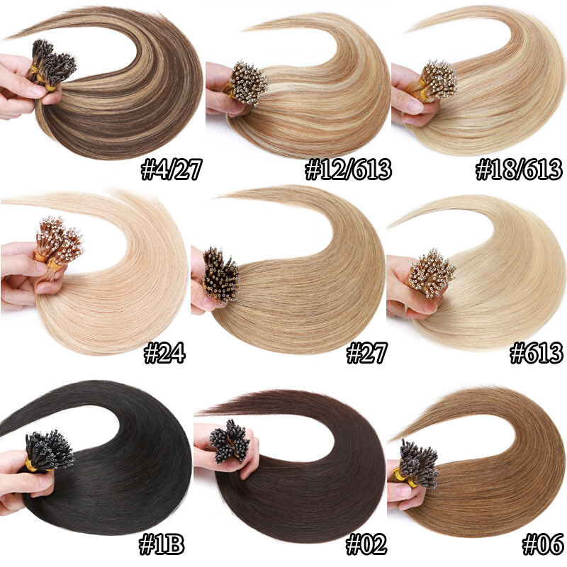1G THICK Nano Ring 100% Remy Human Hair Extensions Nano Bead Microlink Highlight