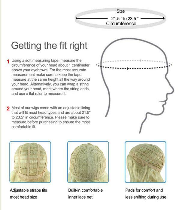 50’s Curly Wig | Blonde Vintage Wig | Premium Breathable Capless Cap HW-1584A