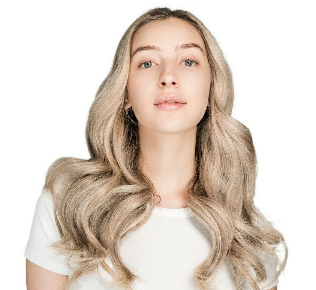Human Hair Clip In Extensions New Boxd Highlighted Brown Blond 18” LOCKS & MANE