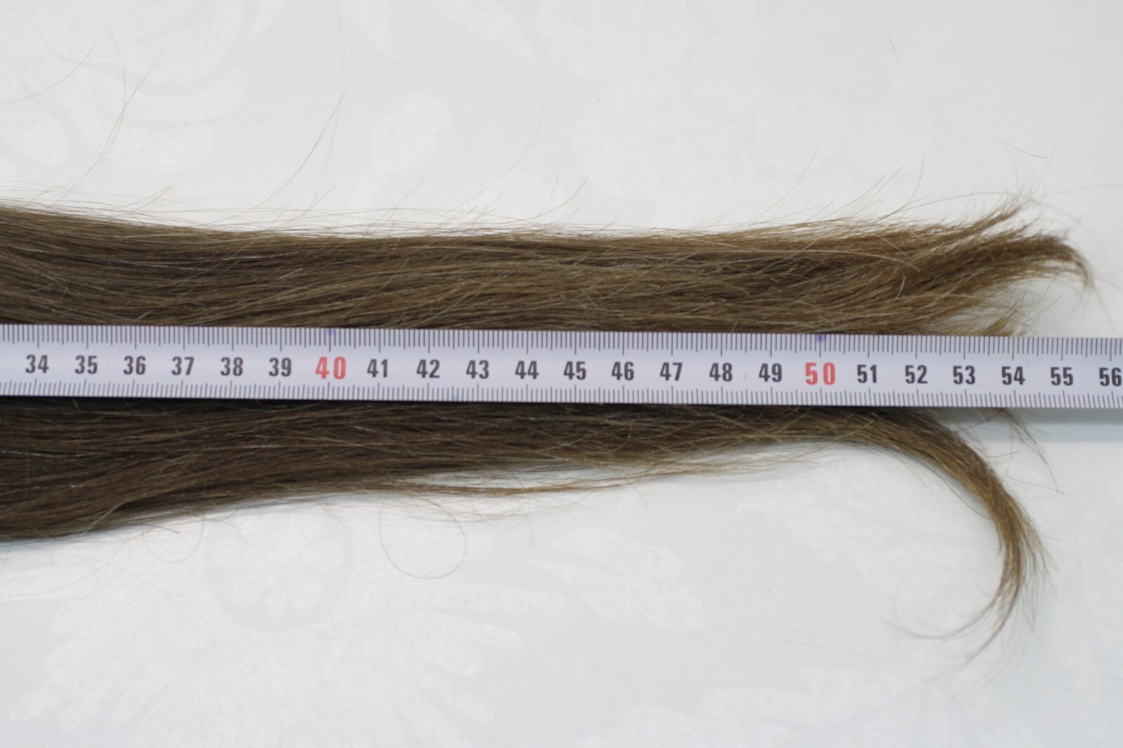 LUX with GRAY THIN Natural Ukrainian Slavic Hair Extension 55cm/21,7″ 73gr/2,6oz