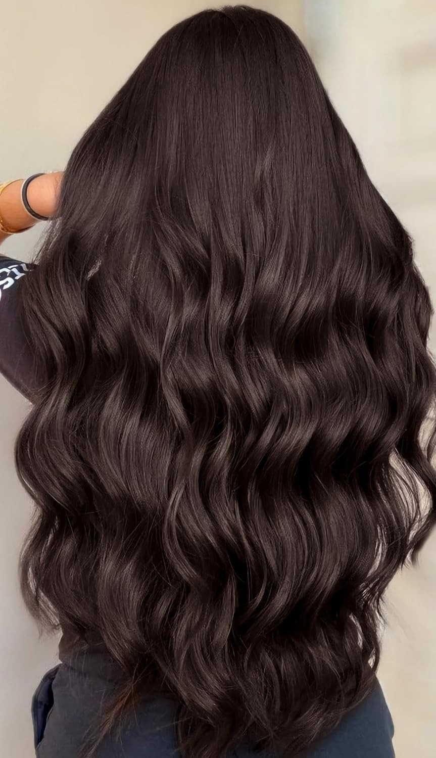 130g 8 Pieces Remy Human Hair Clip in Extensions Straight 2 Brown Double Weft 26