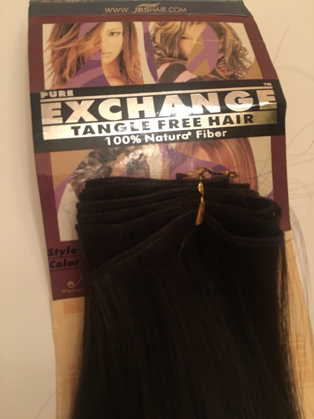 Pure Exchange Tangle Free 100% Natural Fiber 18 Inches Color #4 Hair Extensions