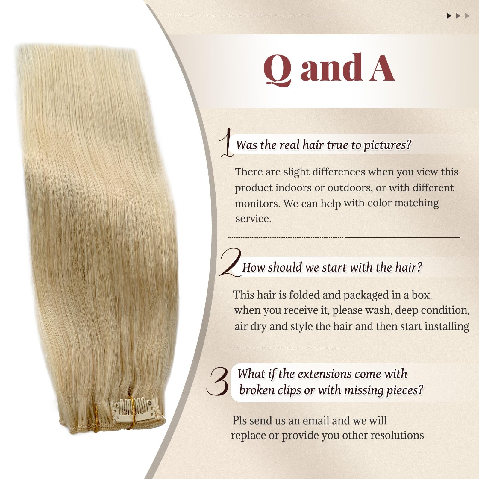 Licoville Clip In Hair Extensions Real Human Hair 60 Platinum Blonde Human Hair