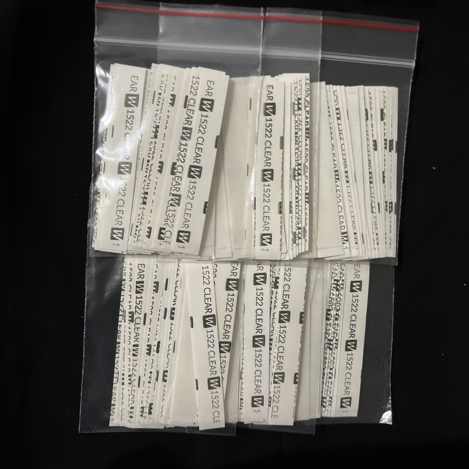 Walker 3M 1522 Hairpiece Tape 216 Pc1/2″ X 3 Straight 6 Pack Poly Wig Toupee-New