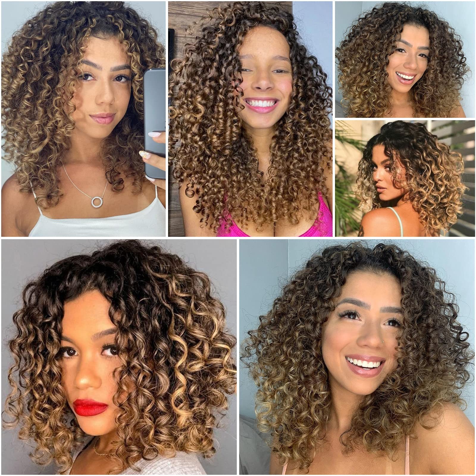 GoGo Curl Crochet Hair for Women Water Wave Curly Crochet Hair Wavy Human Hai…