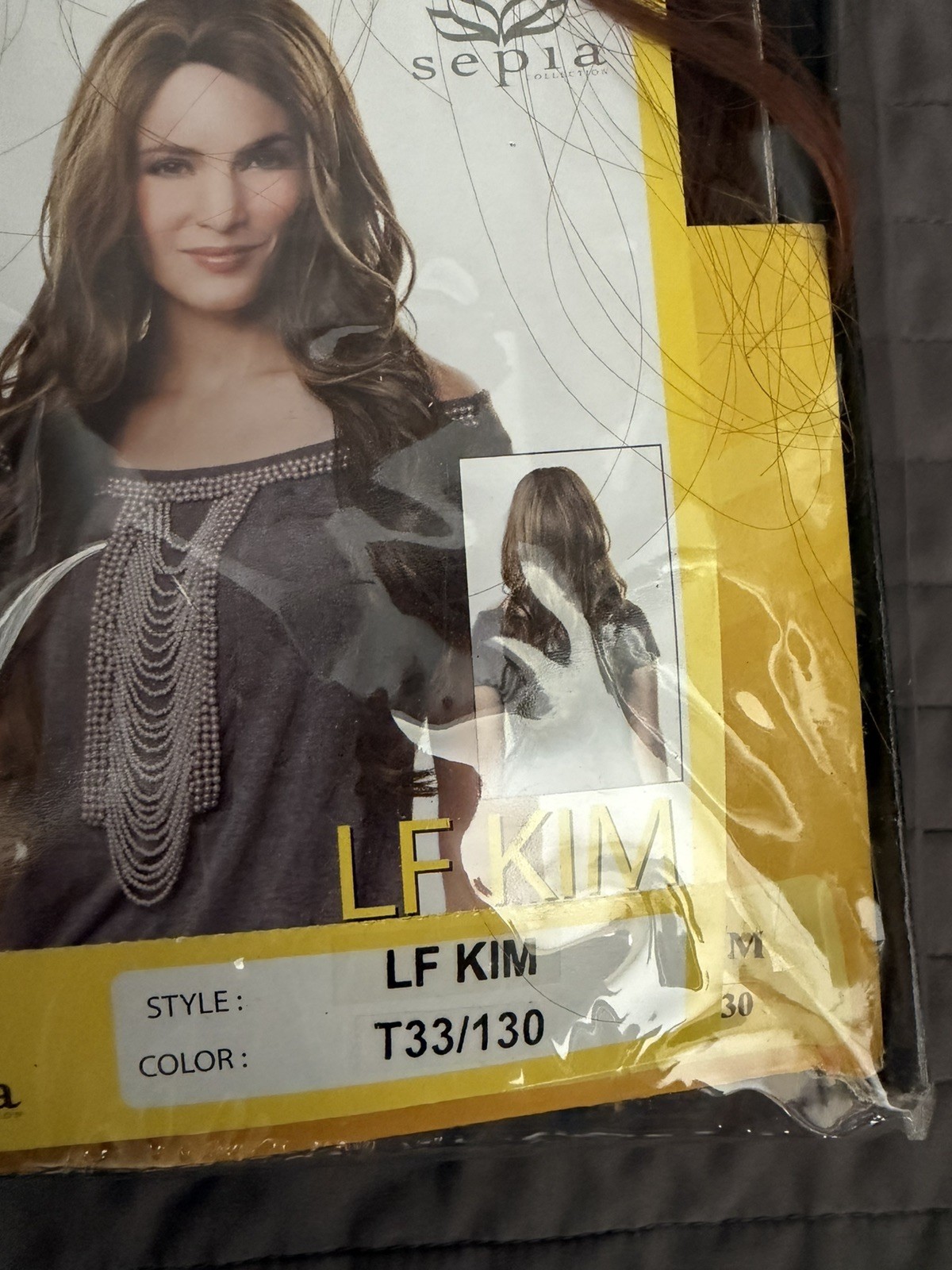 Sepia Collection Lace Front Wig LF KIM T33/130 auburn hair piece heat resistant