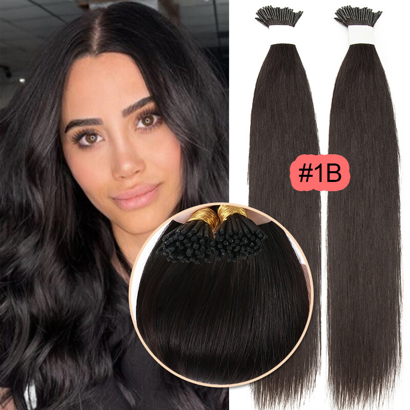 300S Thick Stick I Tip Real Human Hair Extensions Russian Remy Hair 1g/s 0.5g/s