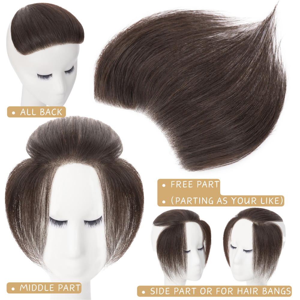 AAAA+ Hairline 100% Human Remy Hairpiece Toupee Lace Bace Hand-tied Hair Patches