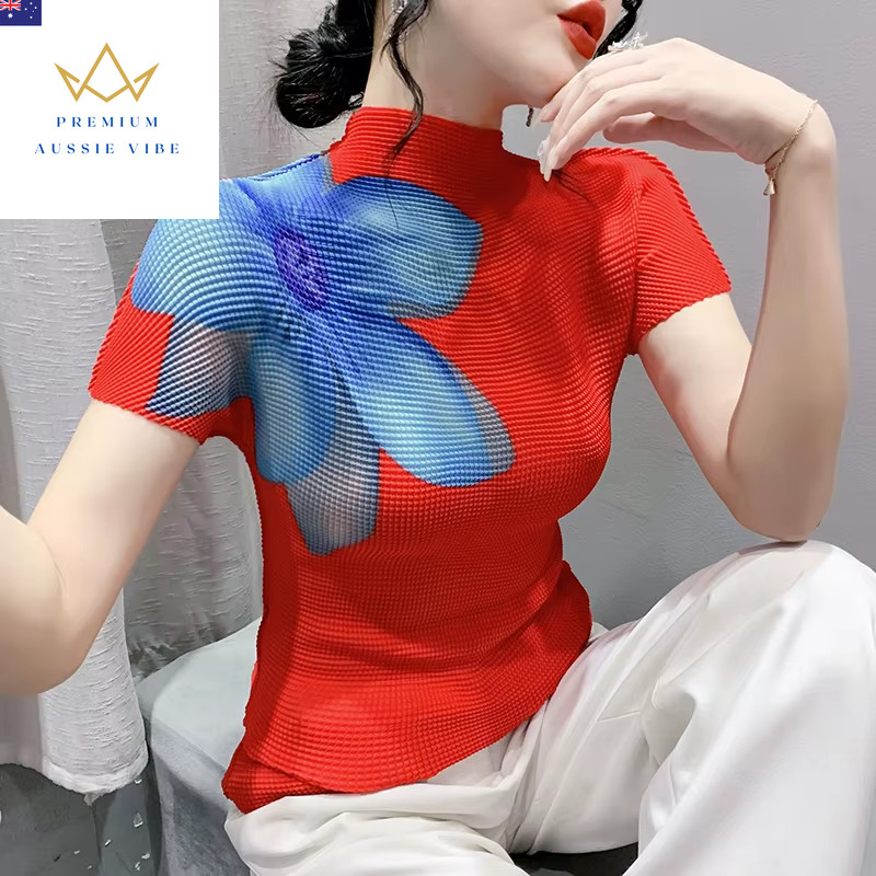 2023 New Summer European Clothes High Quality T-Shirt Women Fashion Design Sexy