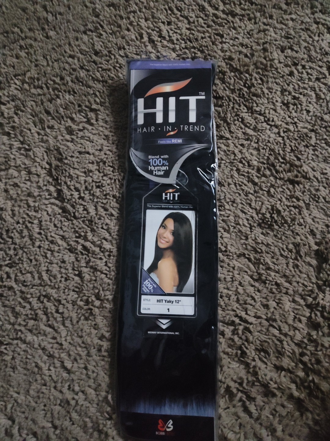 Bobbi Boss Hair Hair in Trend Yaki 16″ Black