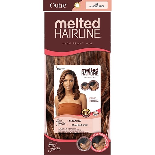 Natural flip-out style Lace front wig – AMANDA