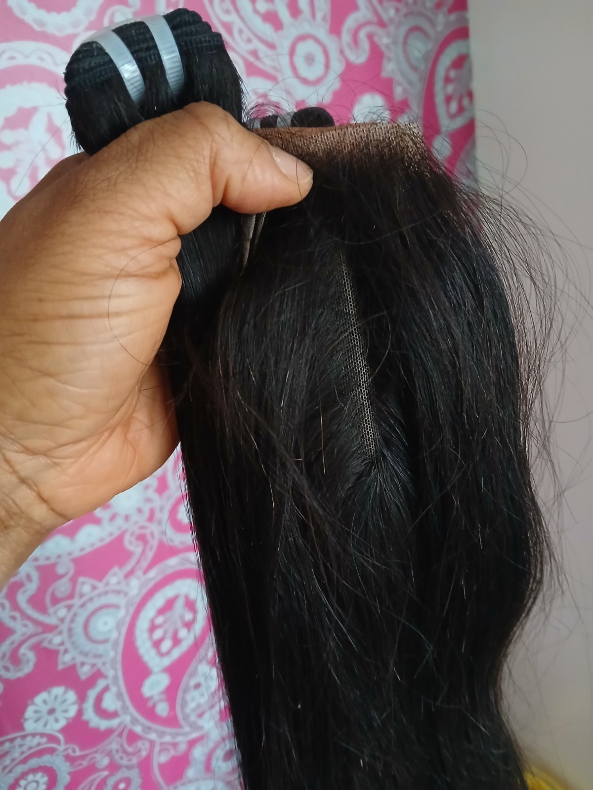 12A VIETNAMESE VIRGIN HUMAN HAIR DOUBLE DRAWN 22+22+24&22INCH 2×6 CLOSURE 340g