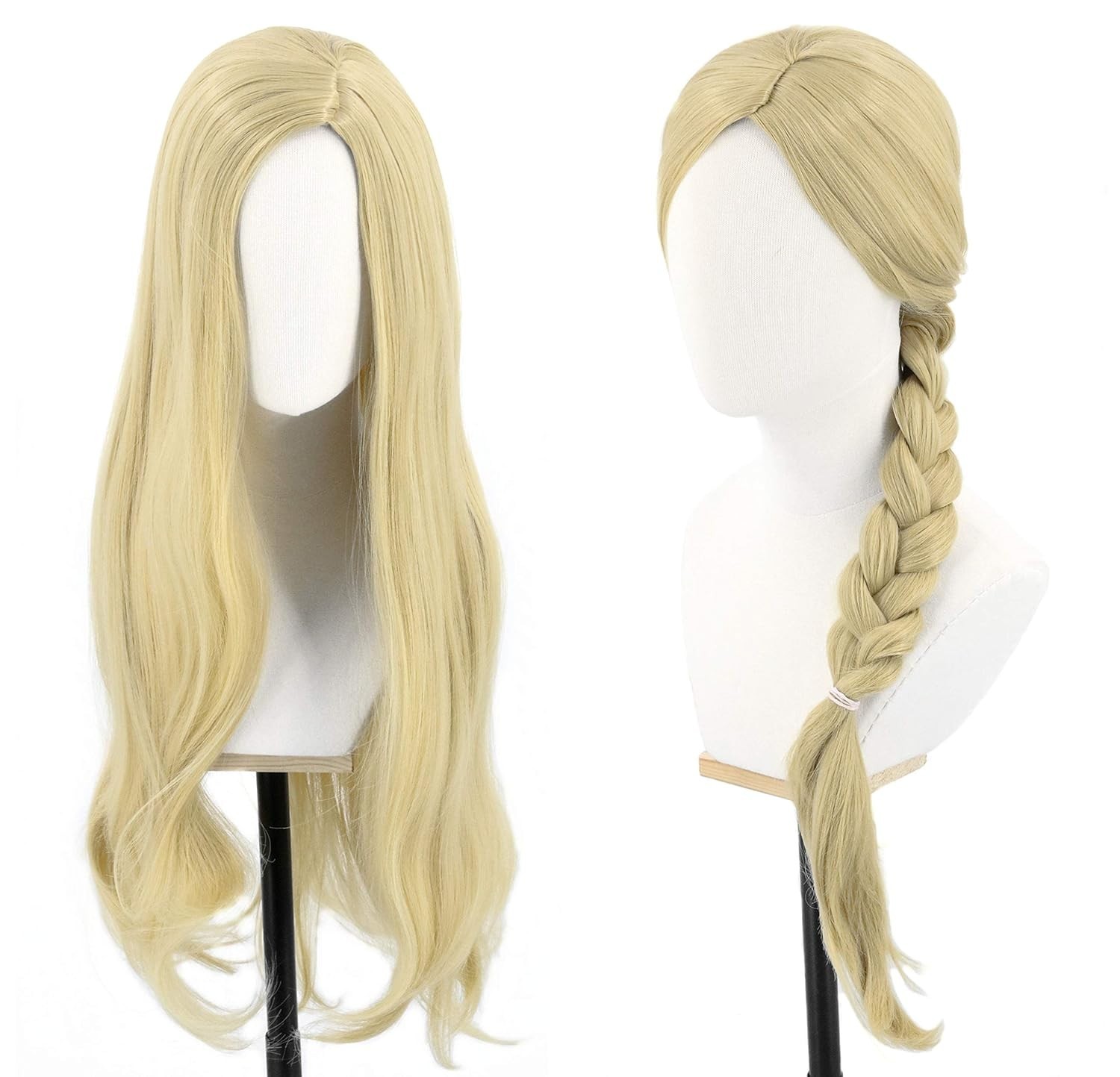 Kids 28-Inch Long Blonde Wavy Wig – Stylish Halloween and Costume Accessory