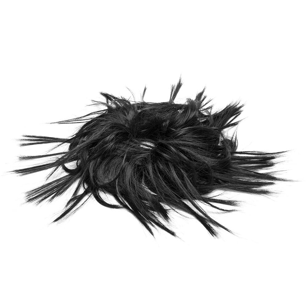 Hair Curly Thick Messy Bun Hair Scrunchie Wrap Hair Extensions Real As Human US