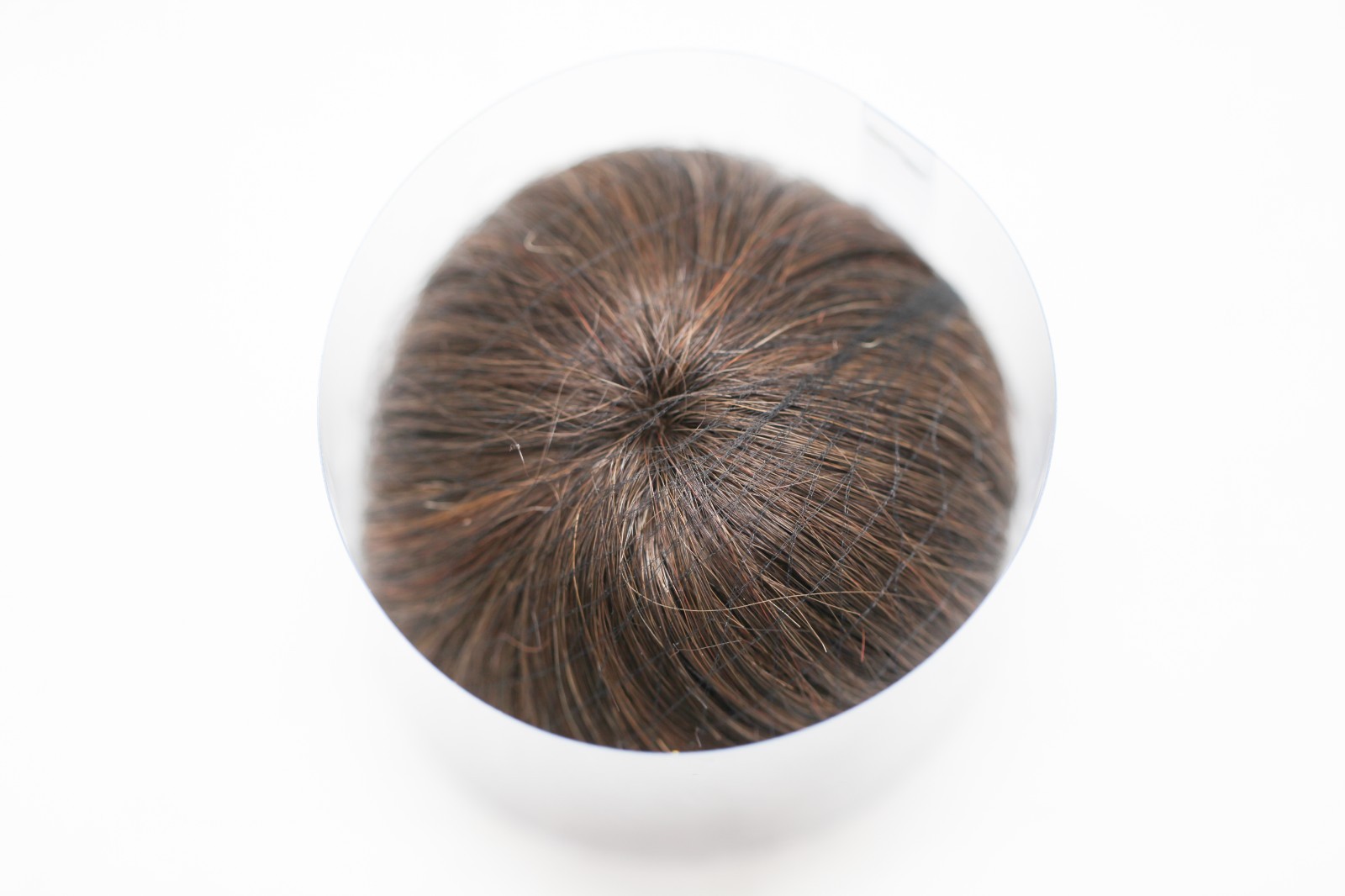 Secret Volume Hair Topper Daisy Fuentes Wig Beauty Glamour Elegant Medium Brown