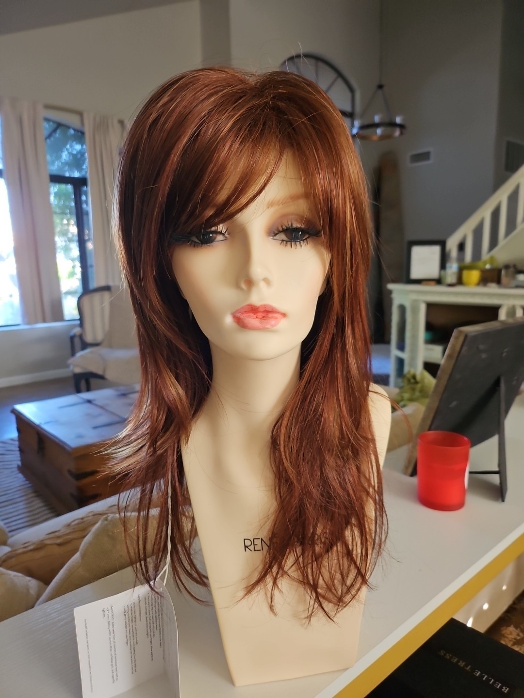 Serena Wig By Orchid In Color Cinnamon Swirl, Classic Cap, NWT
