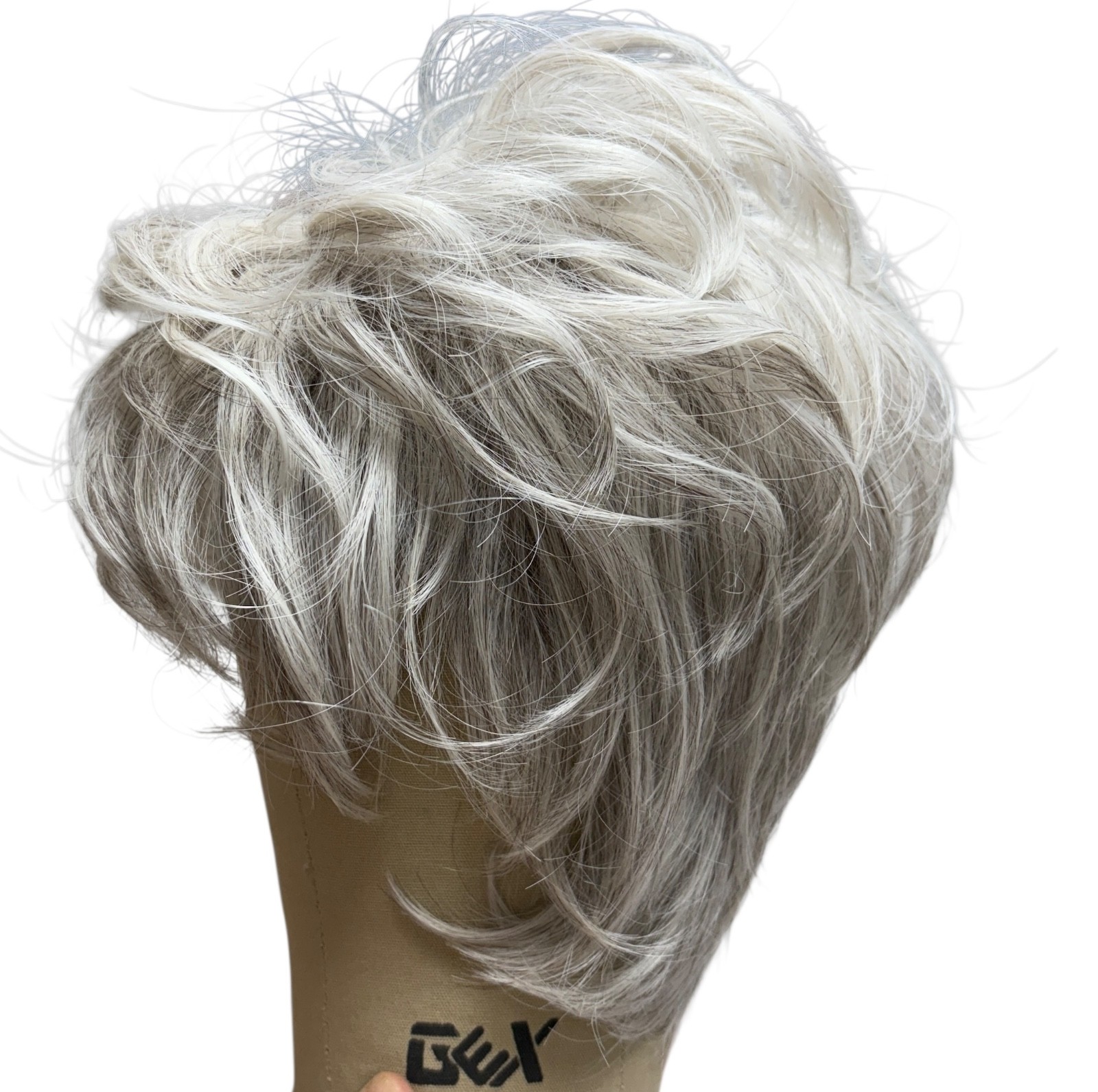 wig NWT in box COVER Ellen Wille Silver Mix short 2.2oz high heat mono-part