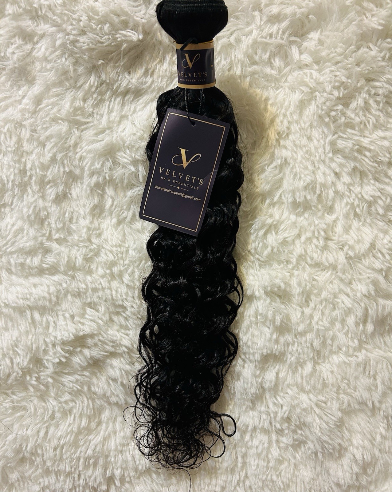 100% Human Water Wave Bundle – 18” | Natural Curly Texture