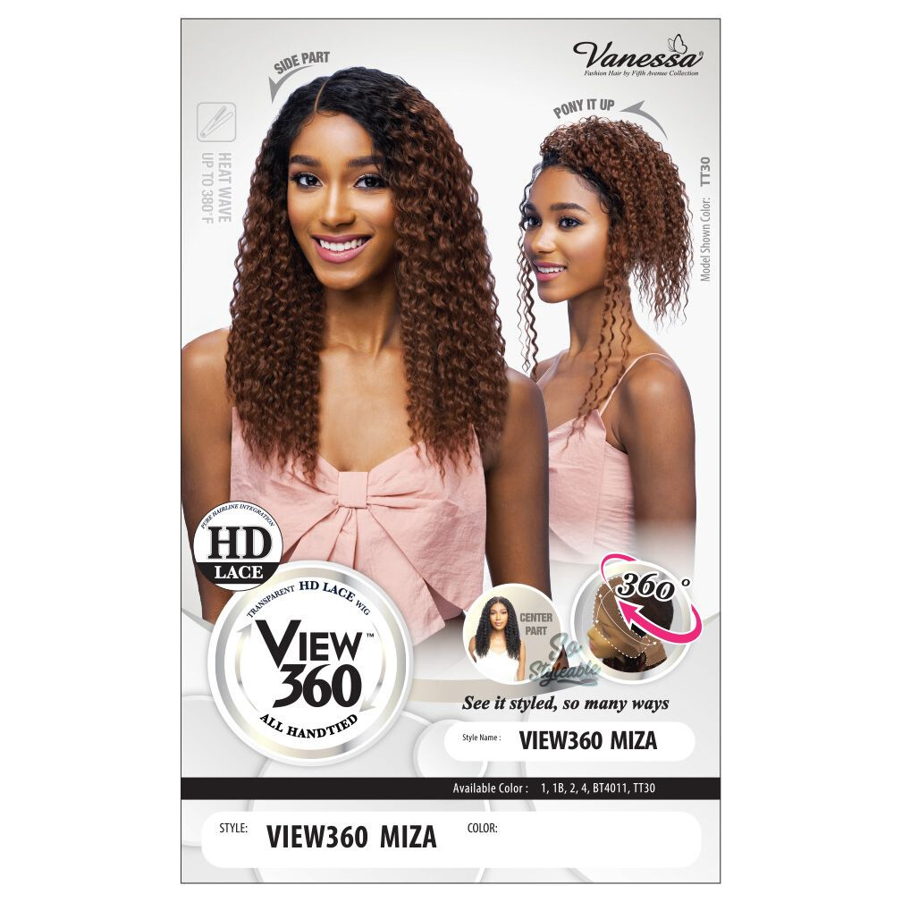 Vanessa Synthetic Hd Swissilk Lace Wig – View 360 Miza