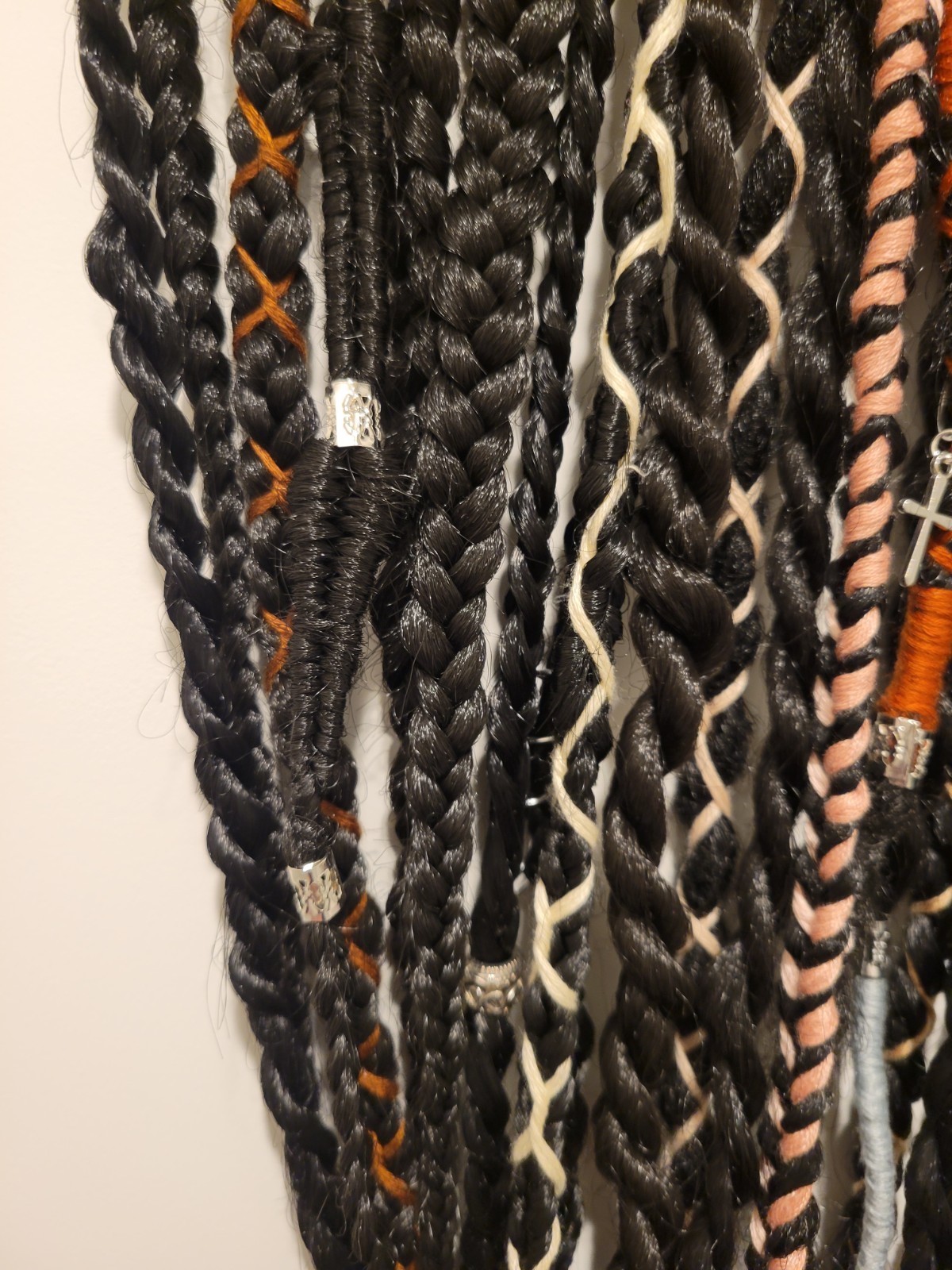 Synthetic Dread Extensions( Set) Handmade /Single ended Boho Locs & braids hair