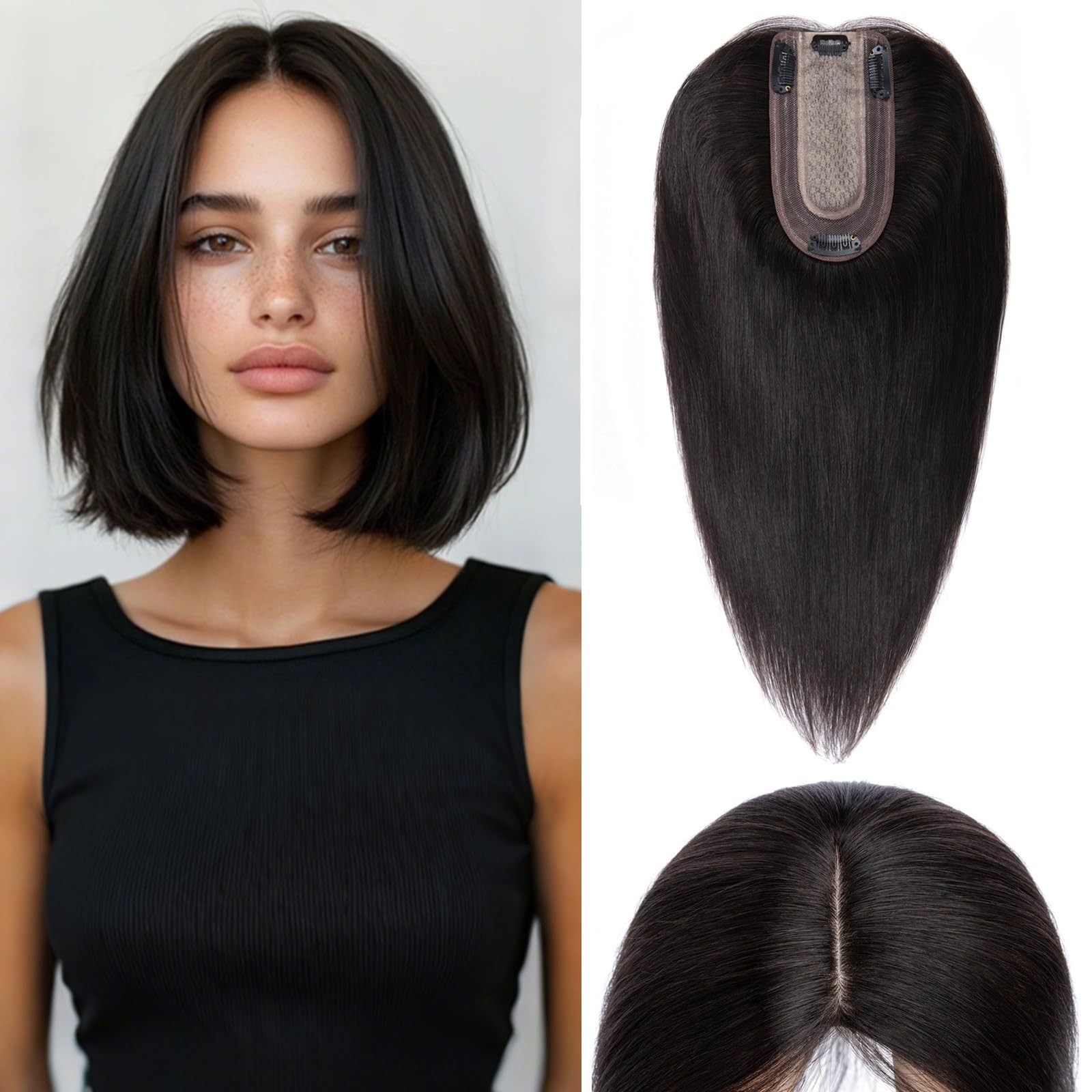Rich Choices Hair Toppers For Women Real Human Hair No Bangs 100 Human Remy