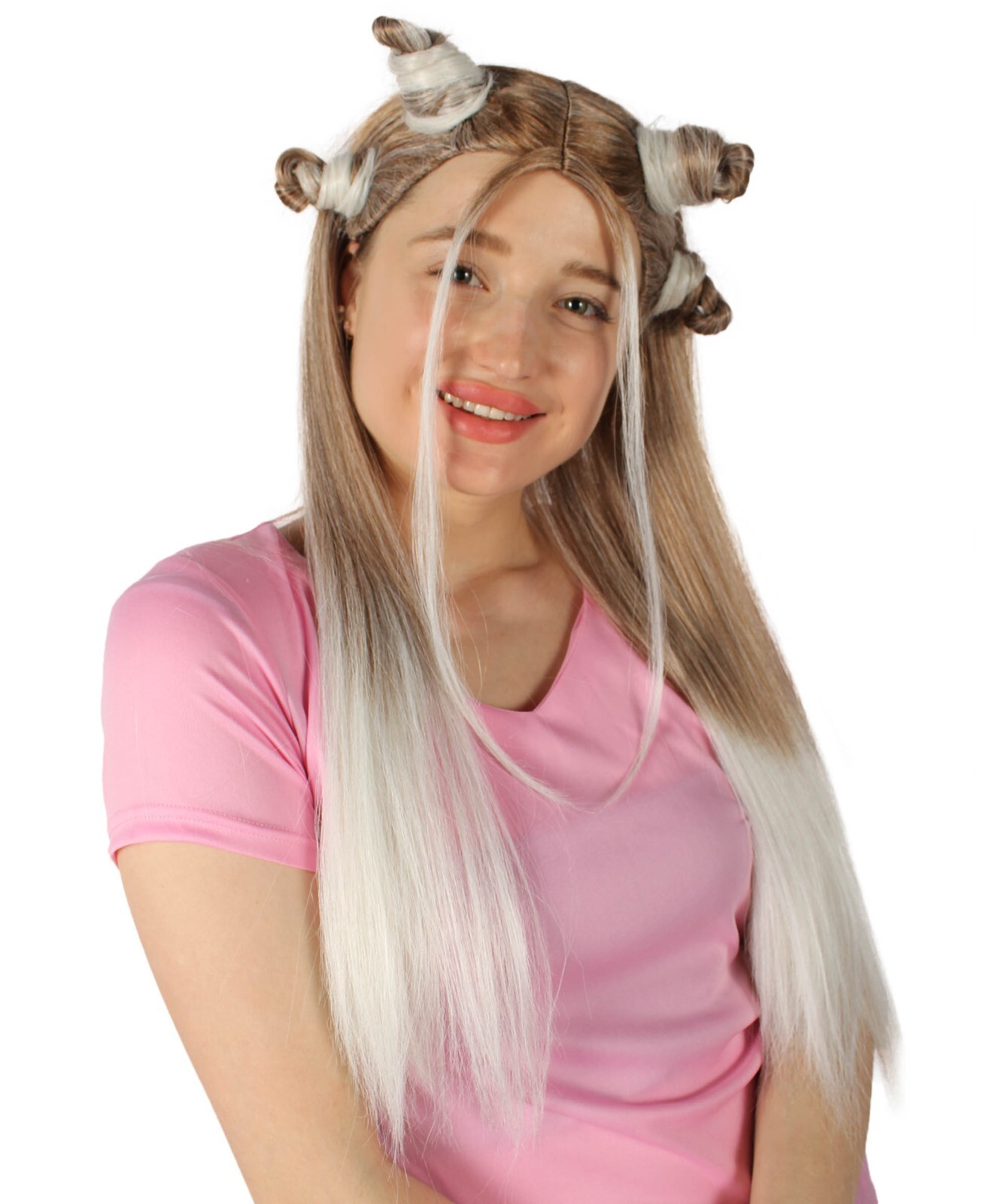 Adult Women’s Celebrity Ombre Blonde Wig I Flame-retardant Synthetic Fiber