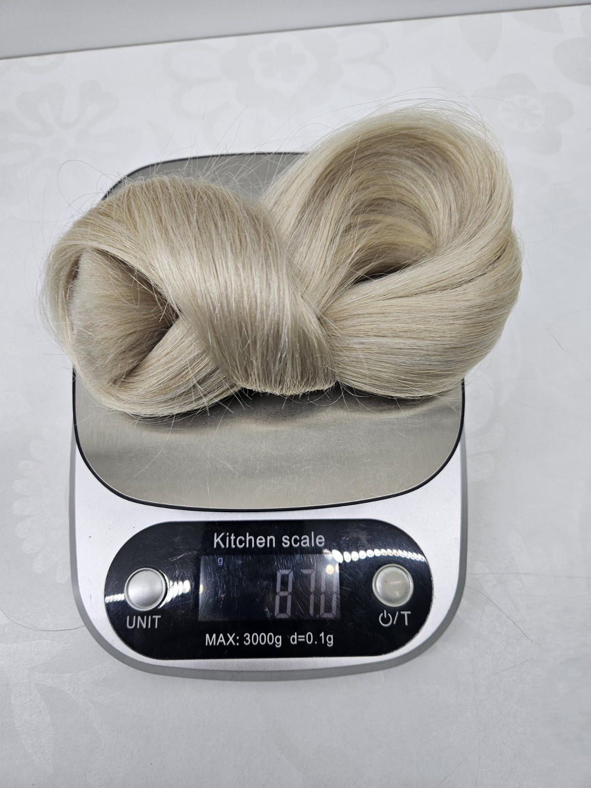 LUX European Natural THIN Hair Slavic Ash Light Blond 58cm/23″ & 87gr/3,1oz