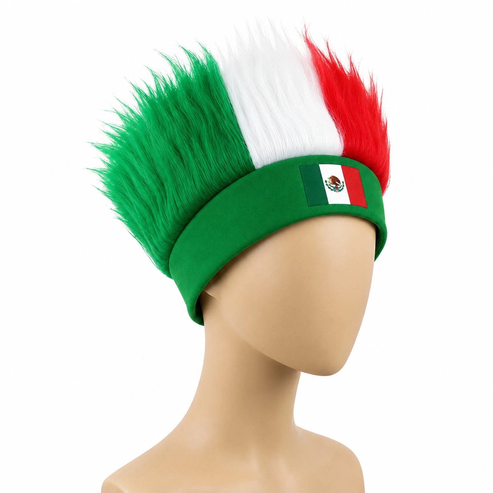 2026 FIFA World Cup Fan Wig Headband Flag Colors Brazil Argentina Party Hat Gift