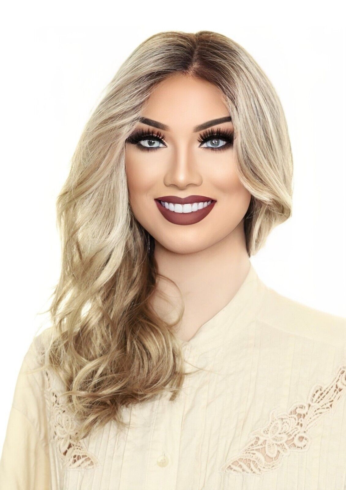 Bryce | Jon Renau Wigs | Lace Front MonoPart | Venice Blond | 22F16S8