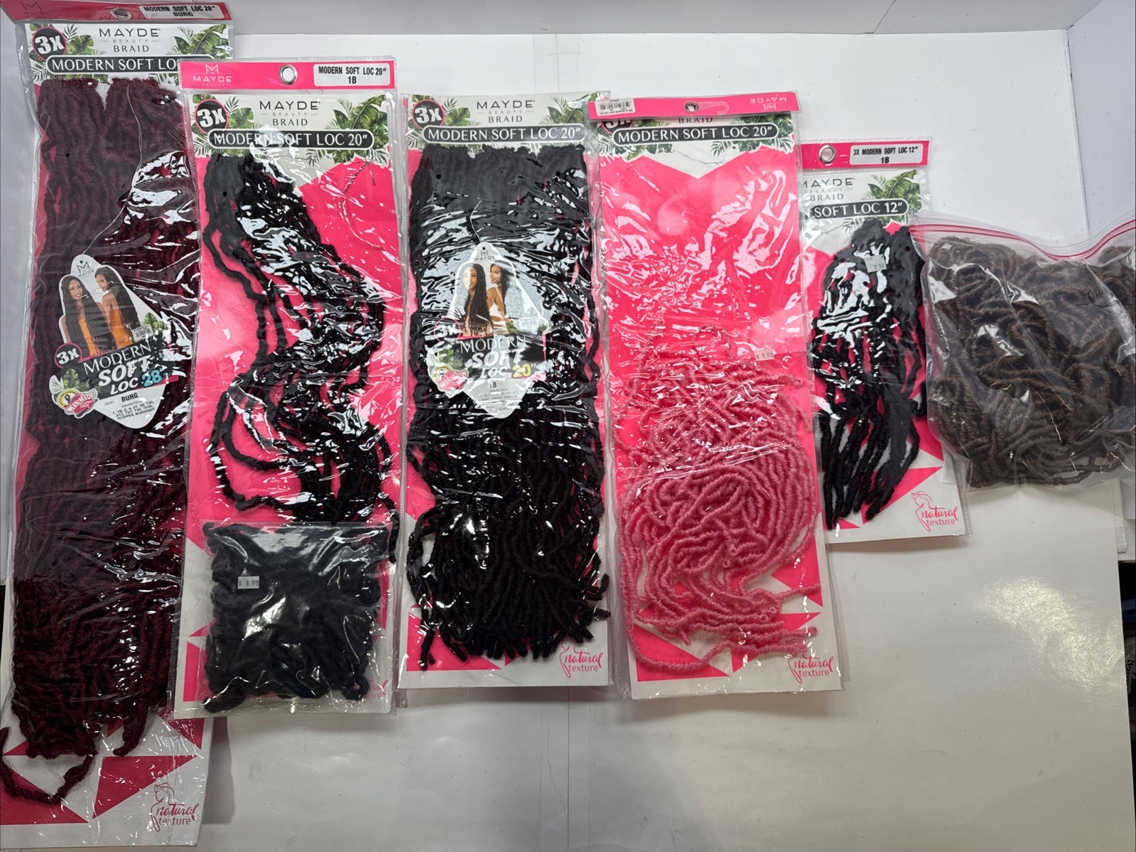 Mayde Modern Soft Loc Units Dreadlocks Synthetic Hair Extensions Multiple Colors