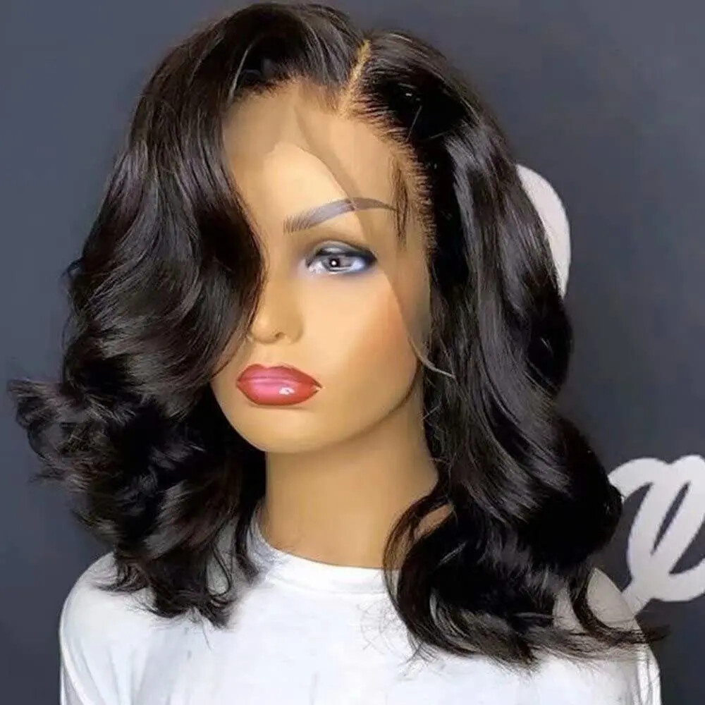 Body Wave Bob Wigs Curly Hair Hair Wigs Body Wave Lace Front Wig Pre Plucked
