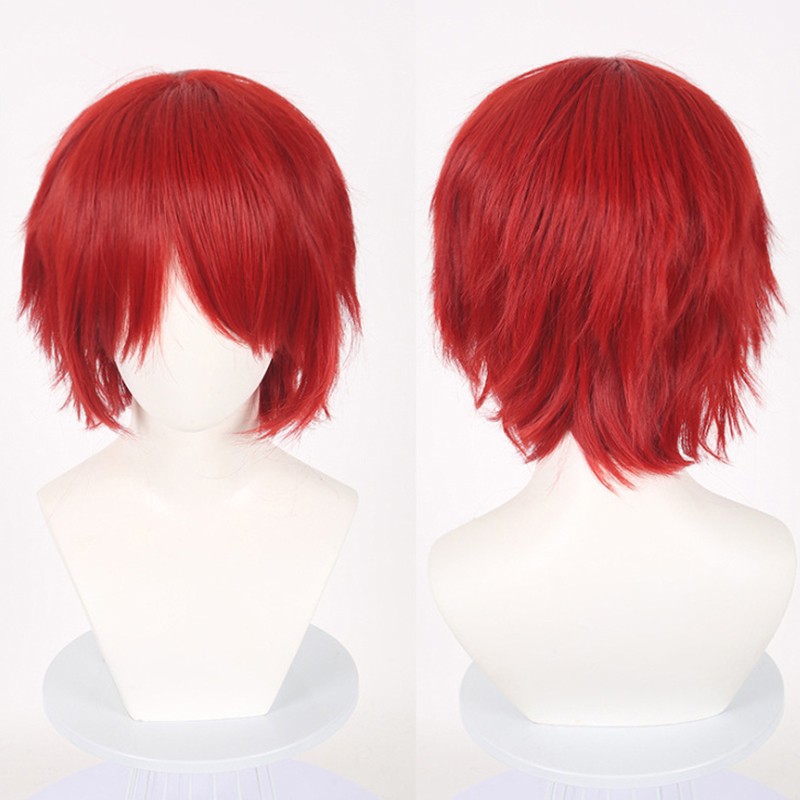 Universal Synthetic Colorful Short Natural Cosplay Wigs Men Hair Party Hairstyle