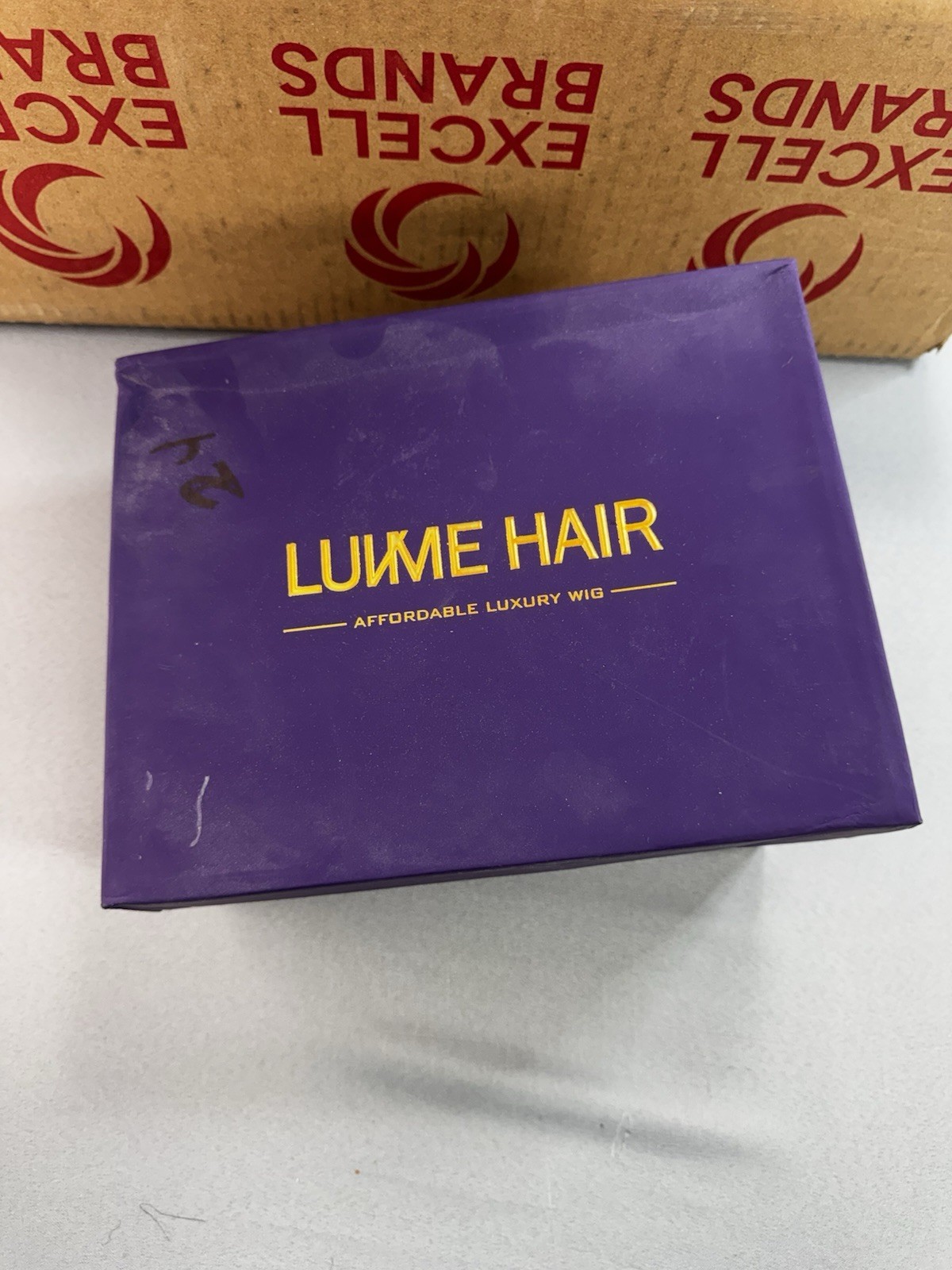 LUVME HAIR HD Human Hair Wig Short Curly Dark Brown Black NEW With Box