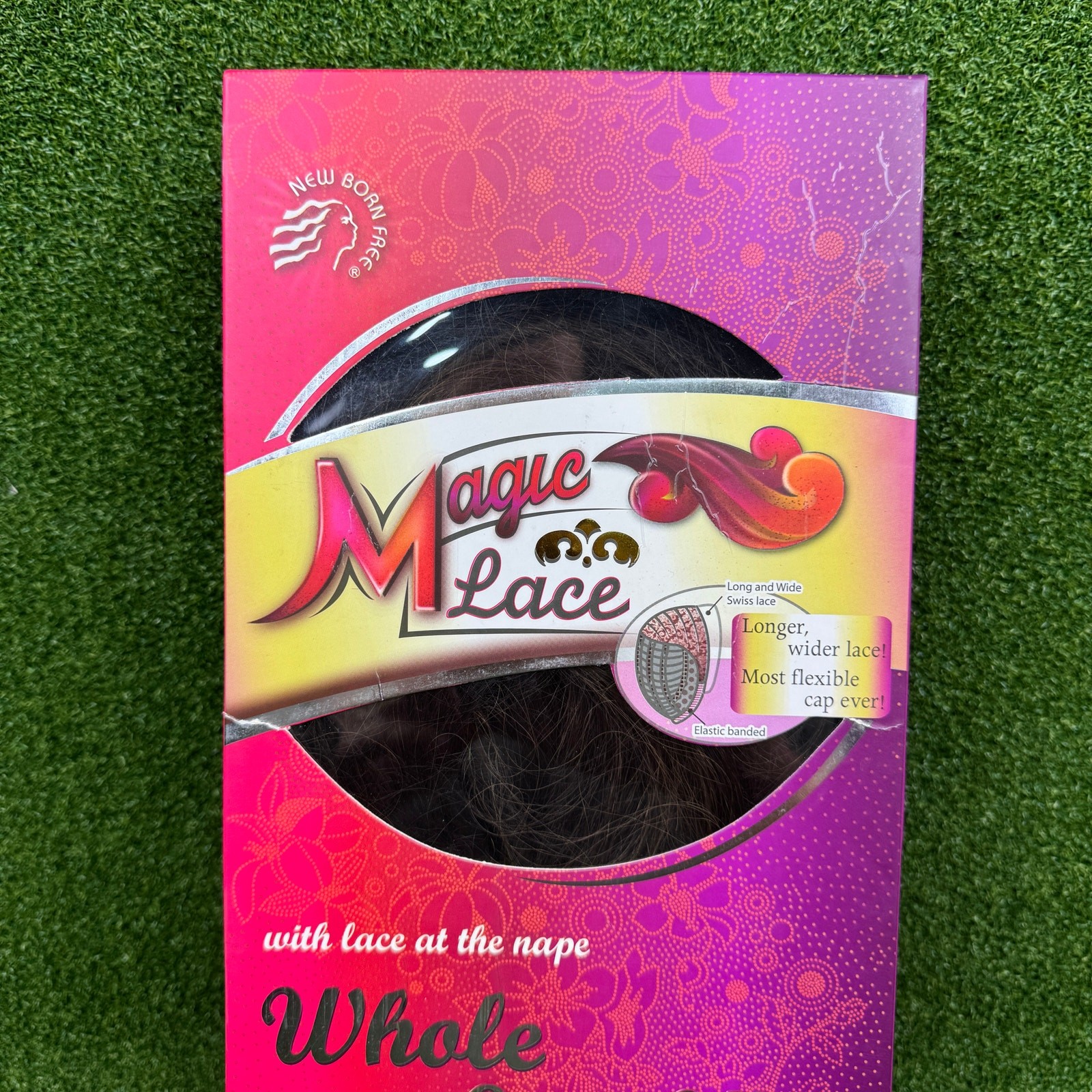 New Born Free Chade Fashions Magic Lace Whole Lace Wig 100% Hand Tied