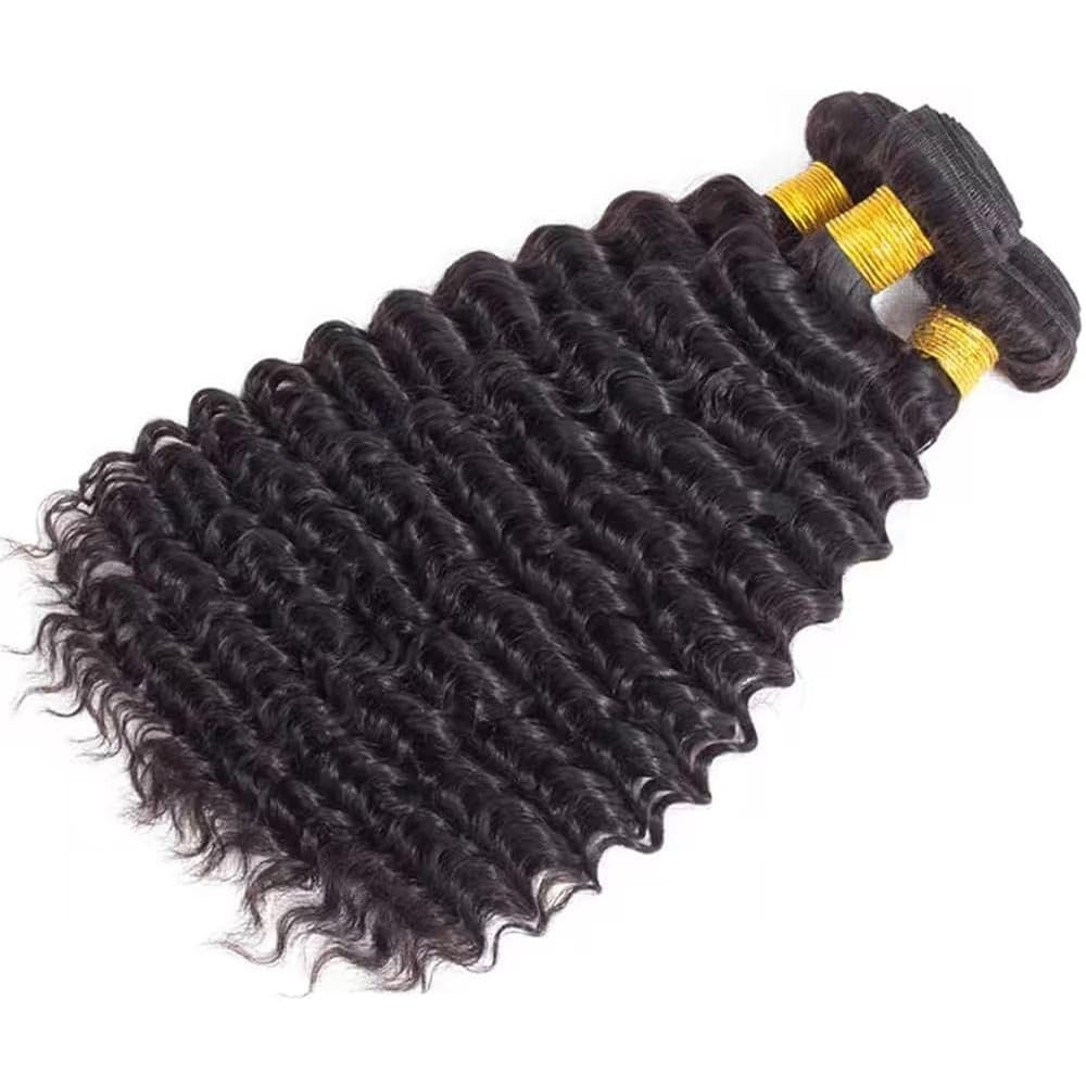 12A Raw Human Hair Bundles Straight Body Water Loose Deep Wave Curly Remy Hair