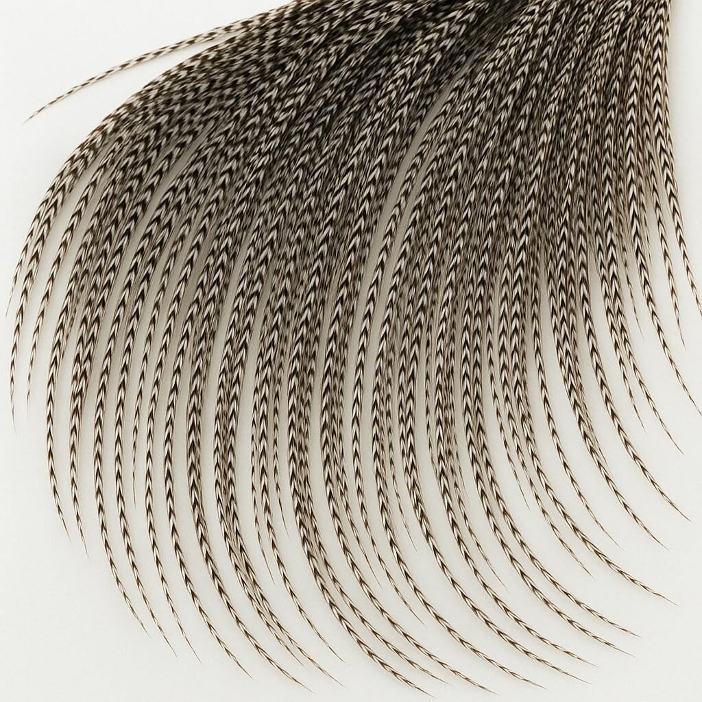 Sexy Sparkles 25 Hair Feathers Extensions Kit, 7″-13″ Rooster Feathers for Hair