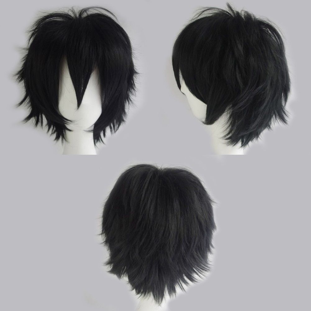 Lady Girl Wig Women Wen Unisex Short Full Hair Wigs Cosplay Party Heat Resistant