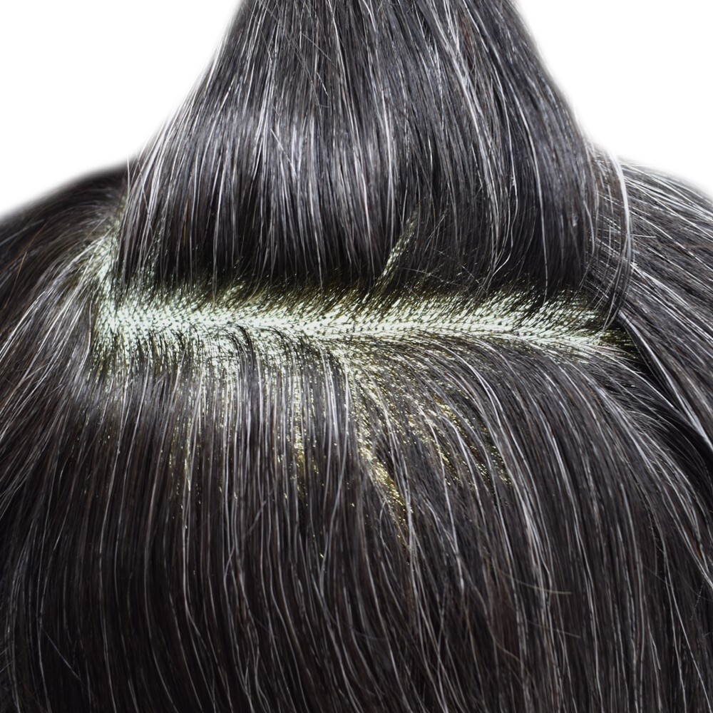 Mens Toupee Hair Replacement System Lace Front Fine Mono Thin Skin Wig Hairpiece
