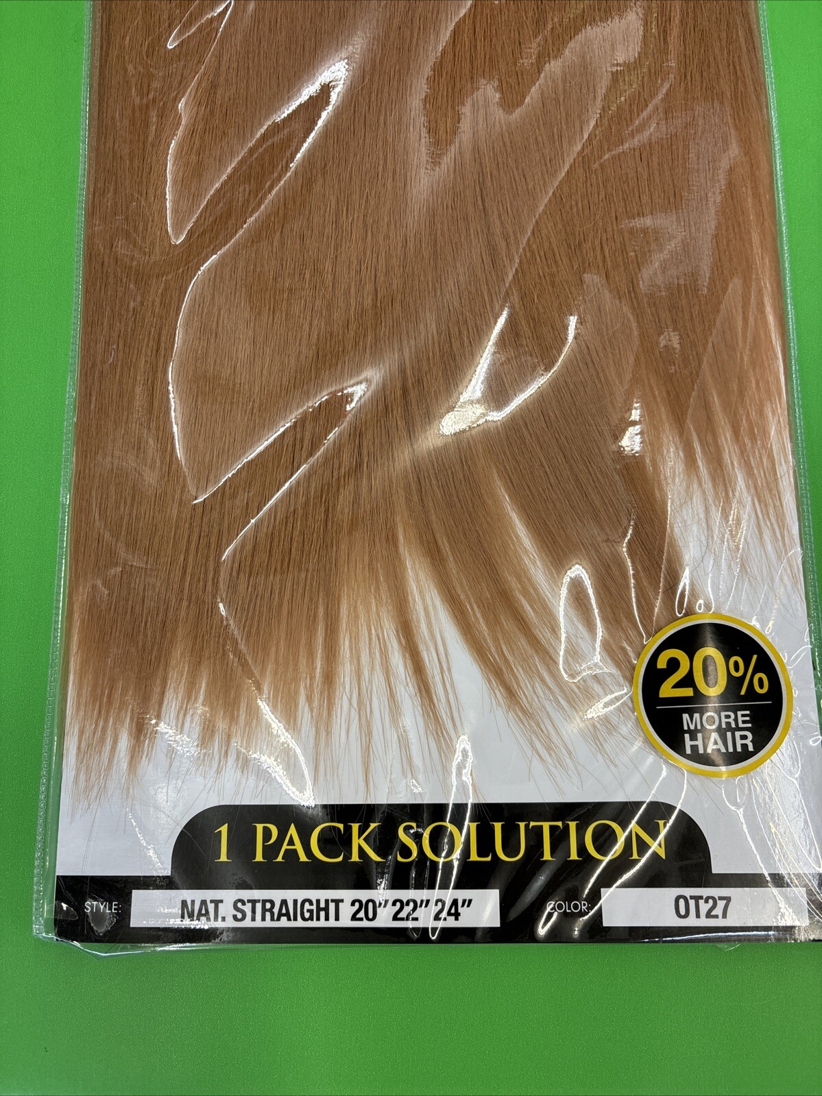HD NATURAL BUNDLE NATURAL STRAIGHT 18″20″22″+4X4 HD CLOSURE OT 27 Weave