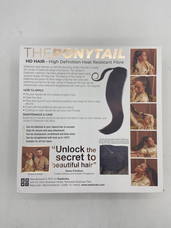 JORDYN WOODS EASILOCKS THE PONYTAIL HAIR HEATRESISTANT 22″ 120G DARK CHOCOLATE