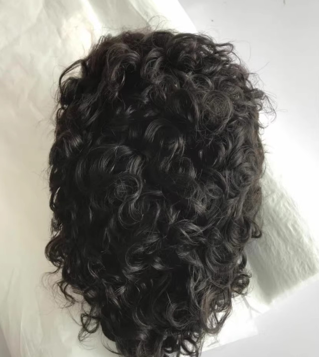 6 Inch Pixie Cut 13×1 Lace Front Wig 100% Human Hair Curly Wig 150%/180% Density