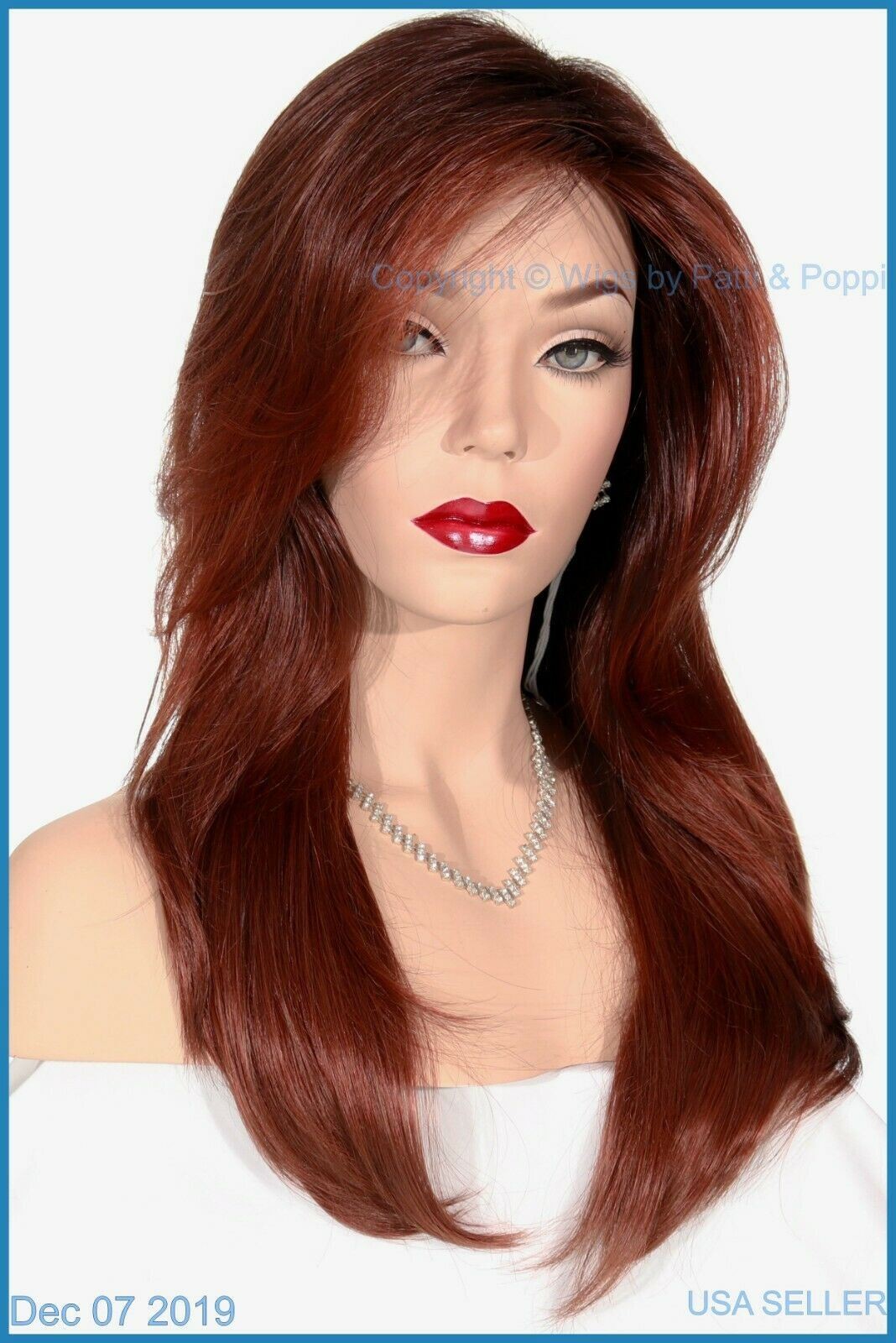 ANGELICA | NORIKO WIG | RED CRIMSON-LR | LONG SEXY CUTE -1 504