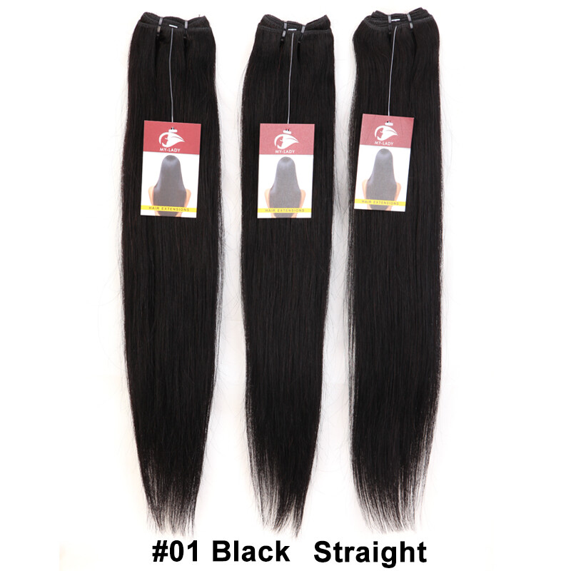 100% Peruvian Remy Bundles Human Hair Extensions 1Bundle 100g Thick Silk Long US