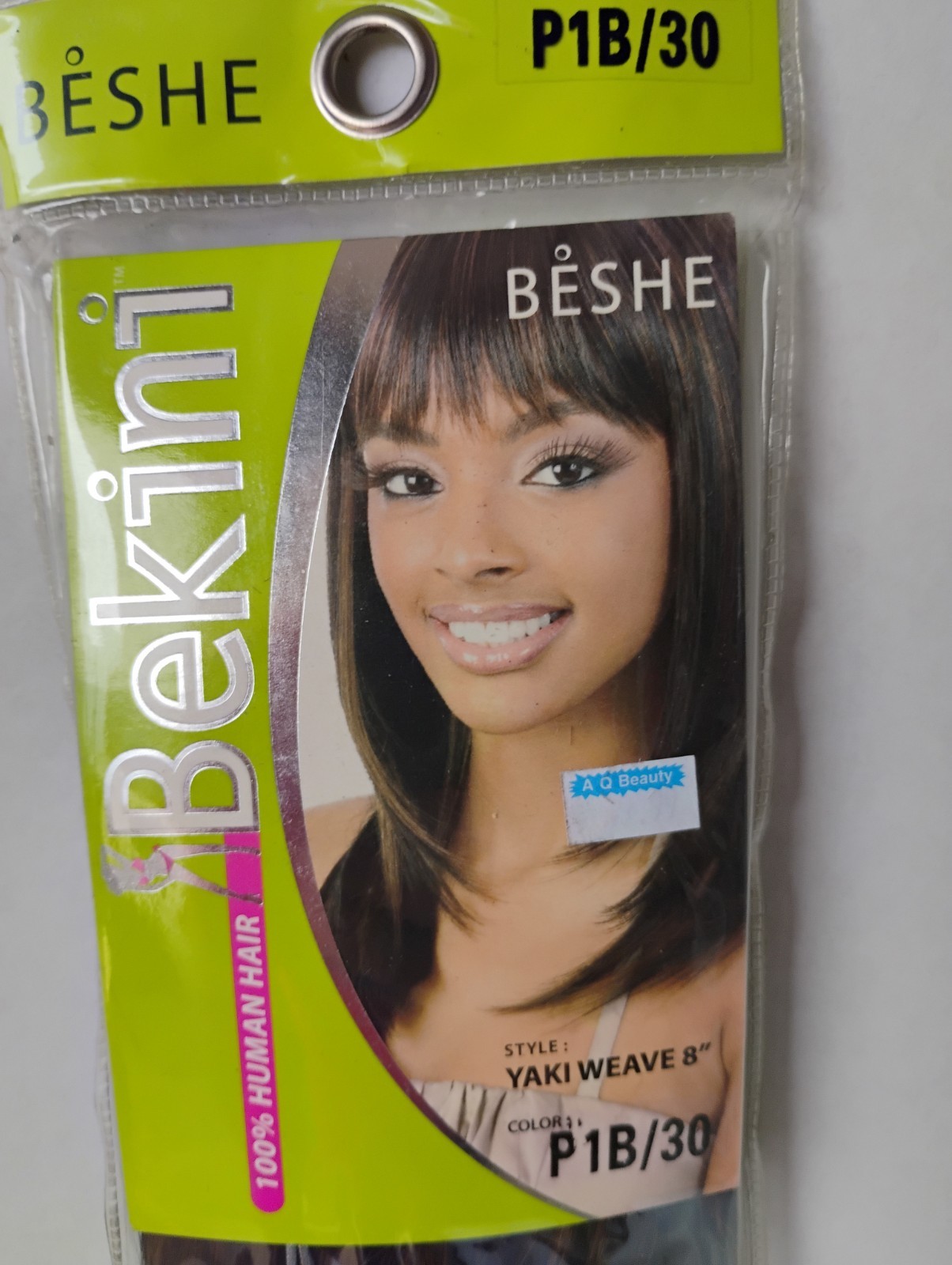 8″ BESHE Yaki Weave Real Human Hair Extensions