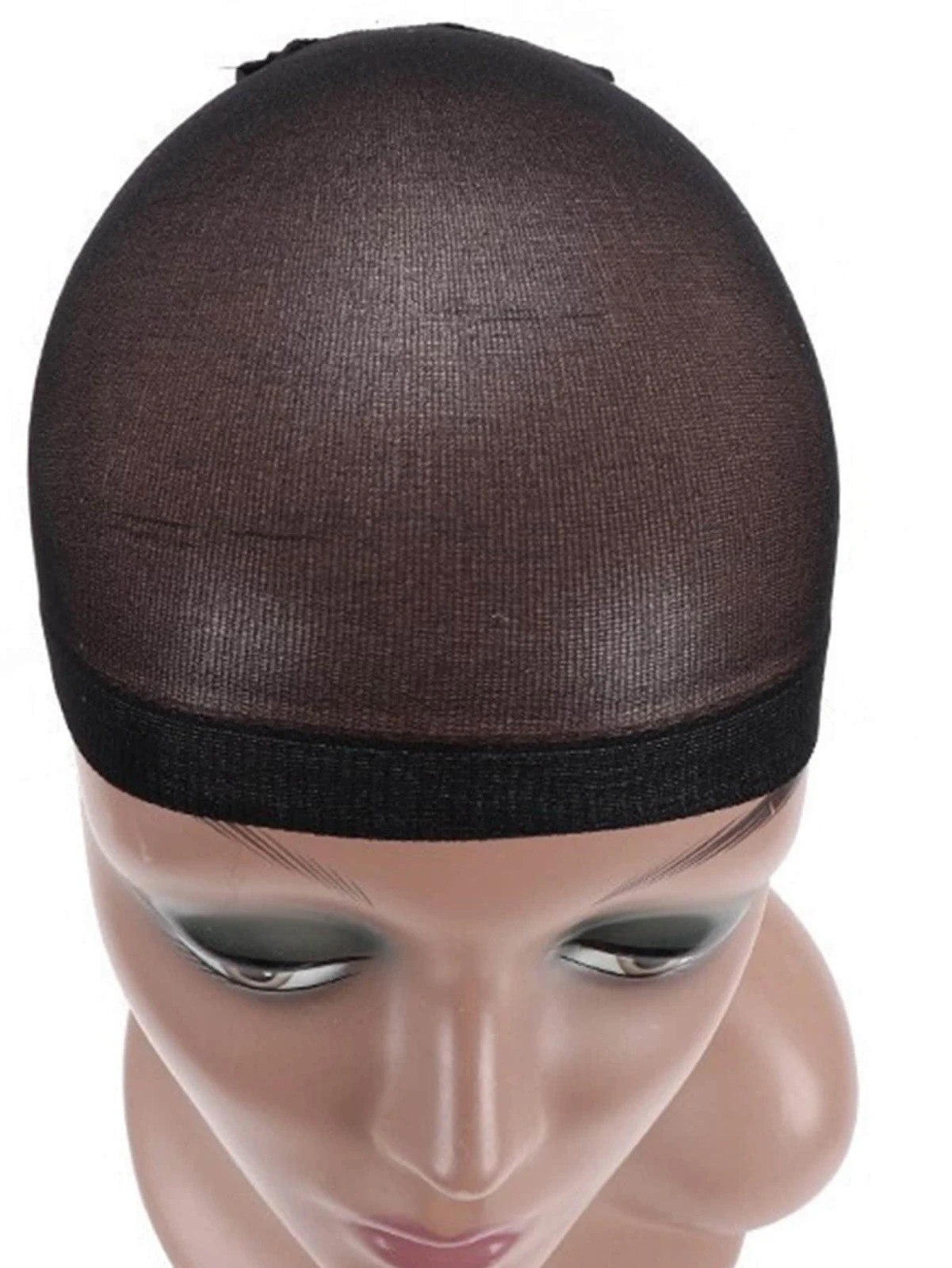2pcs Wig Caps Elastic Stretch Hair Net Cap for Wig Liner Women