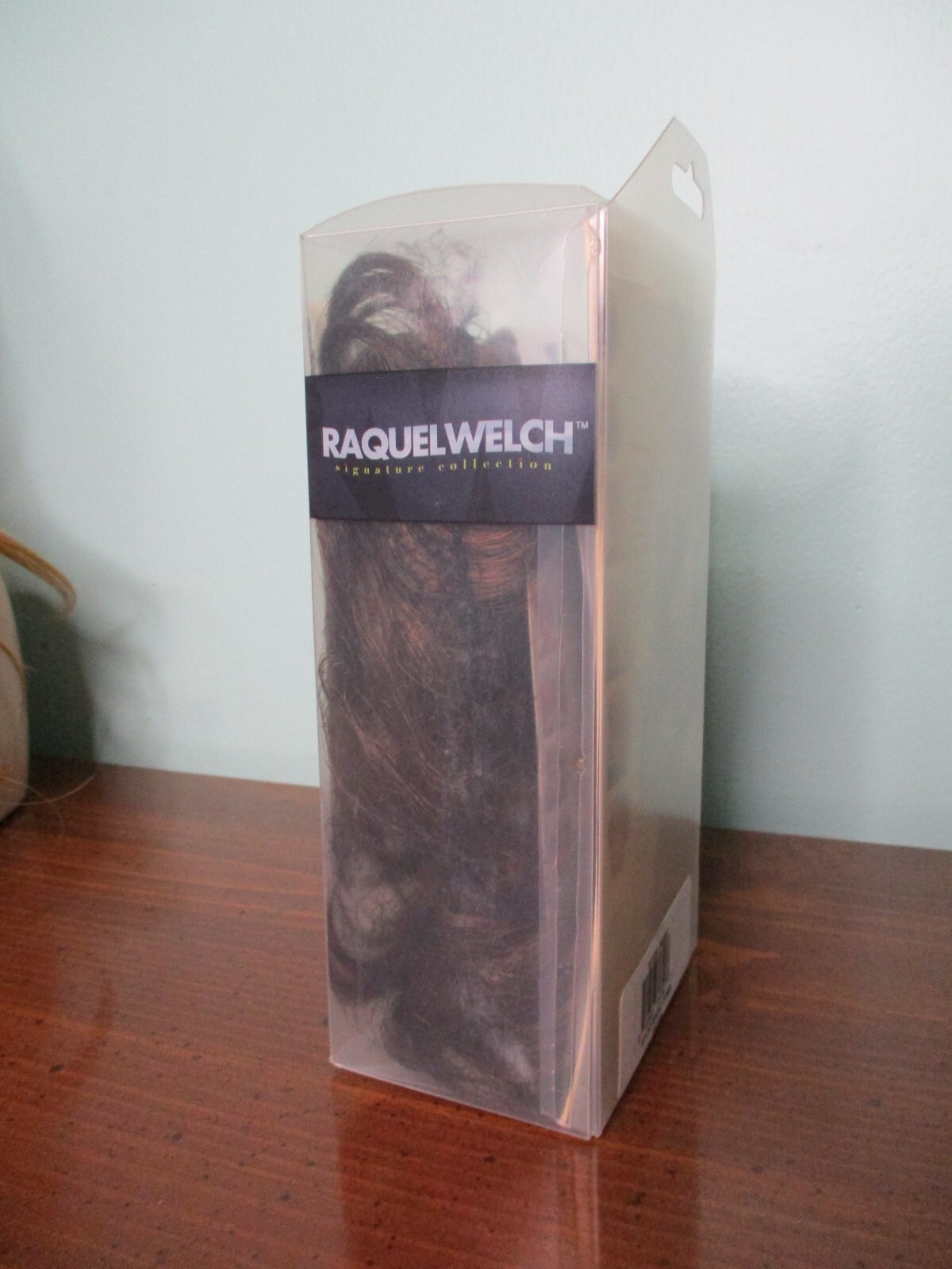 4″ dark brown mix two large comb topper WIGLET by RAQUEL WELCH / HAIR-U-WEAR