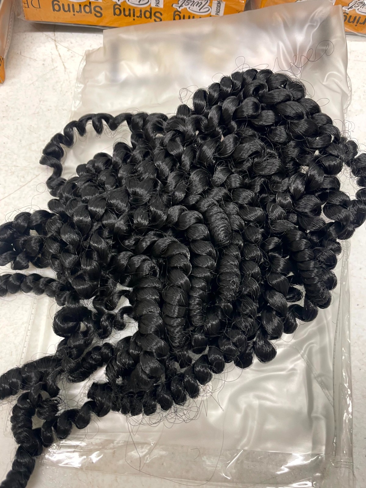 Hair Extension Bundle – Outre Velvet Remi, Spring Twist, Glue, Accessories